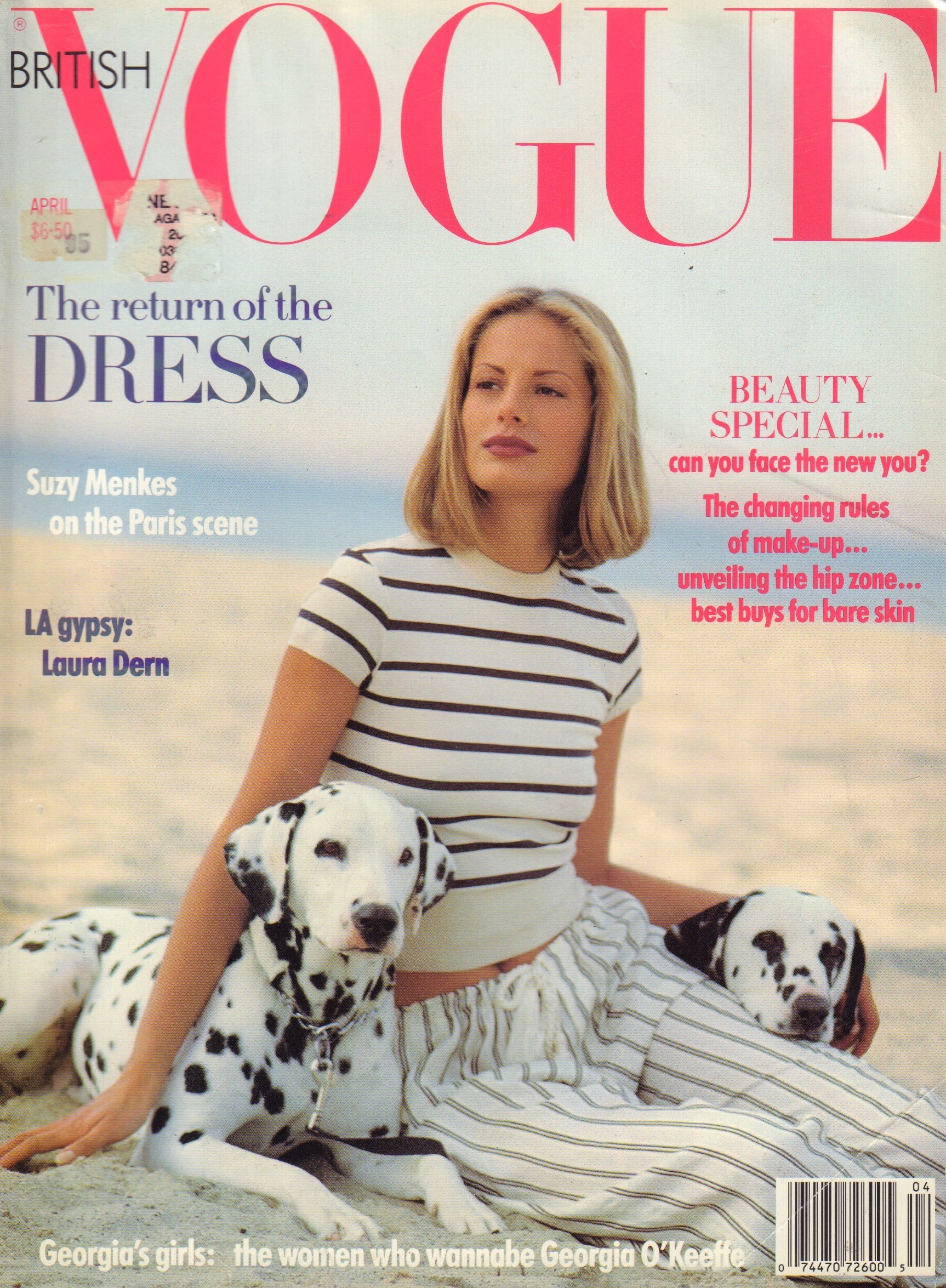 Image for British Vogue - April 1993