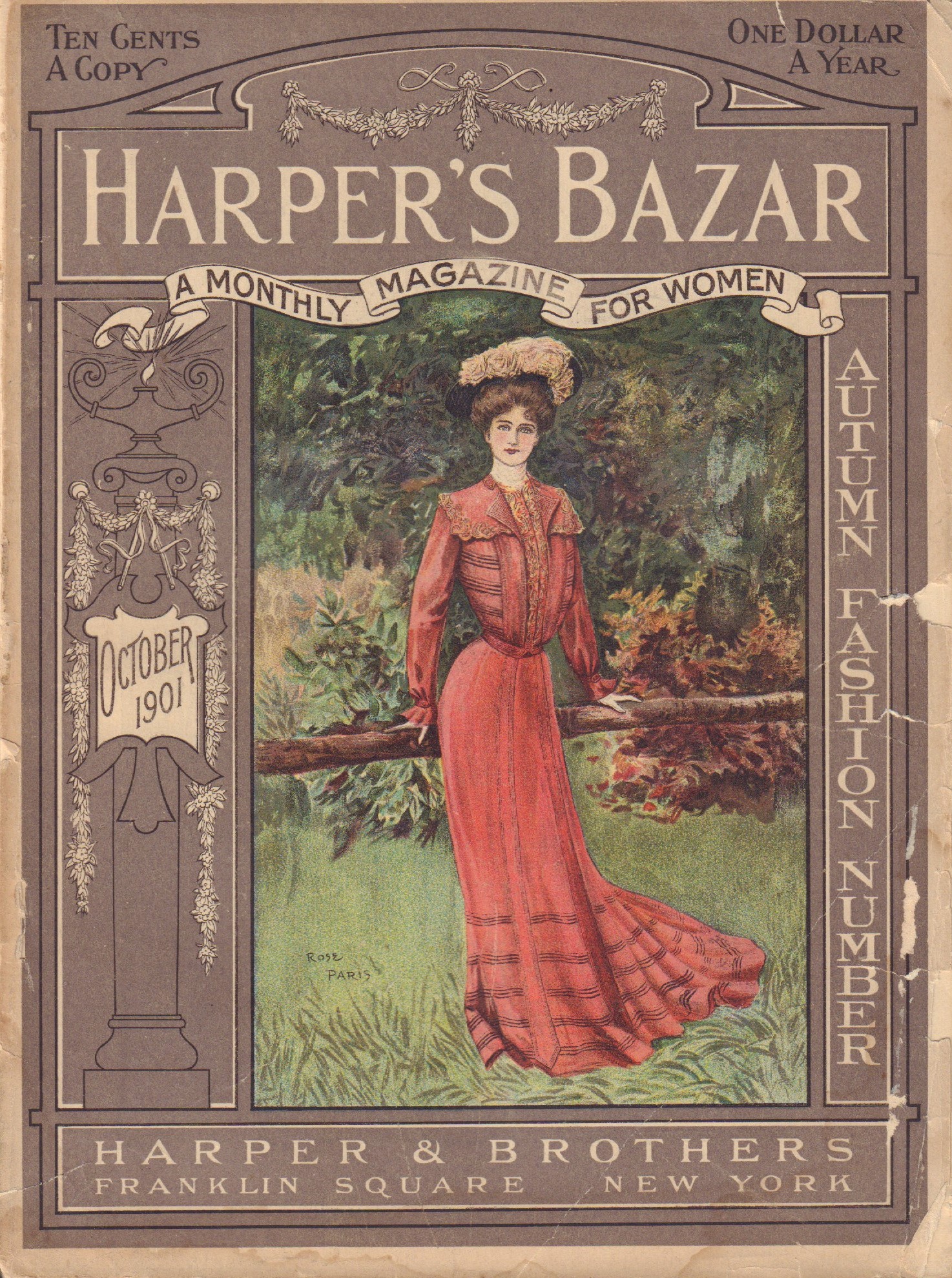 Image for Harper's Bazar Magazine, October 1901