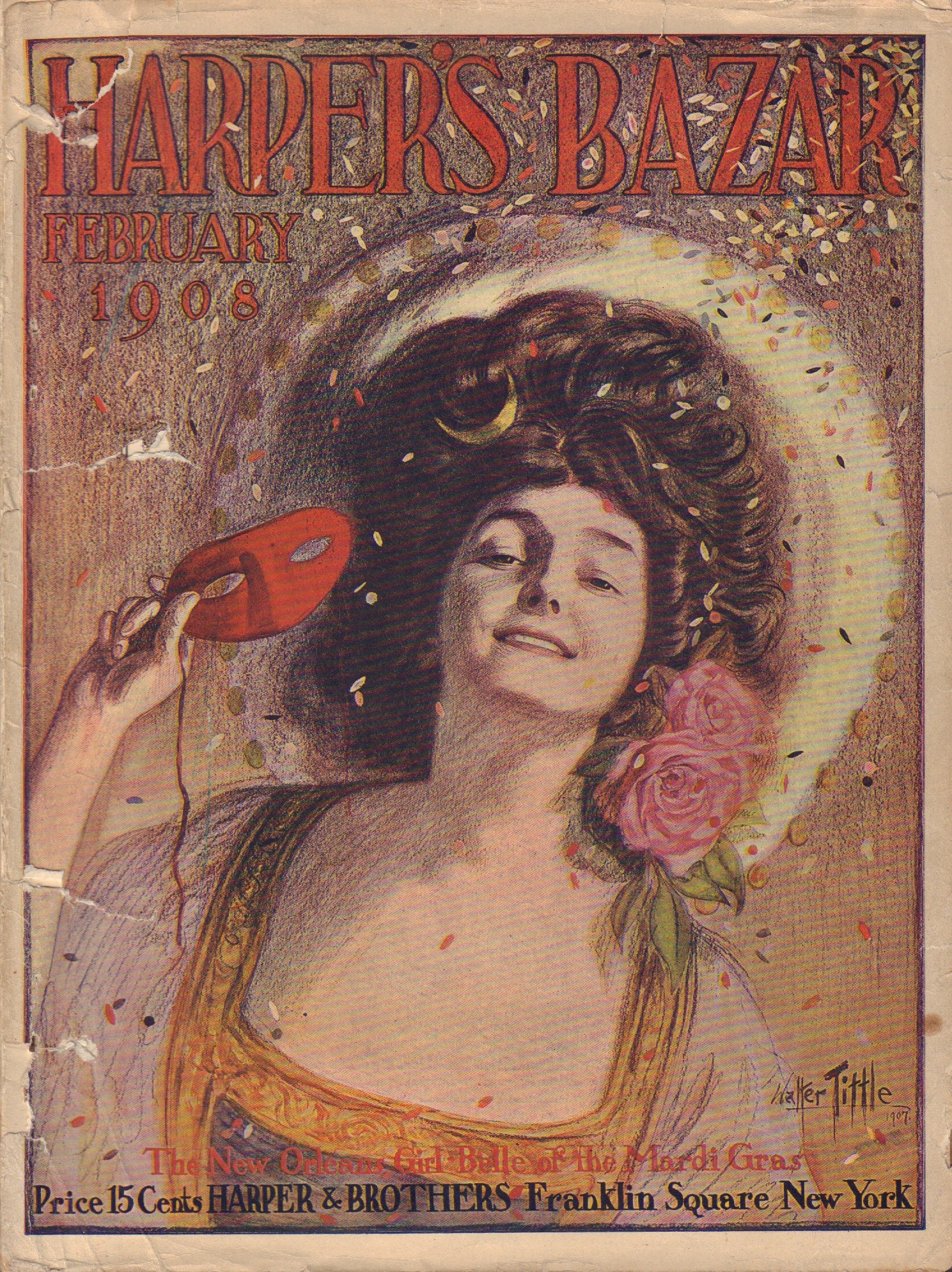 Image for Harper's Bazar Magazine, February 1908