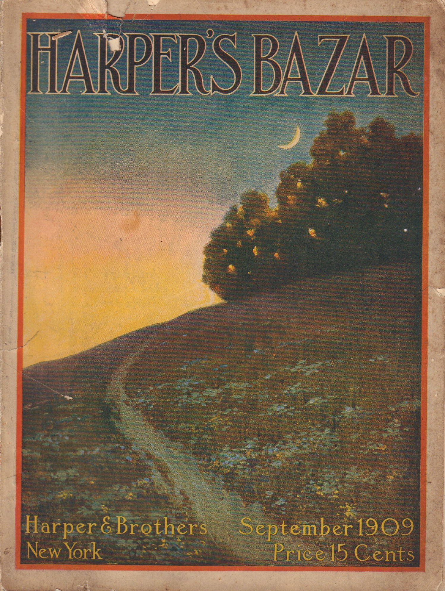 Image for Harper's Bazar Magazine, September 1909
