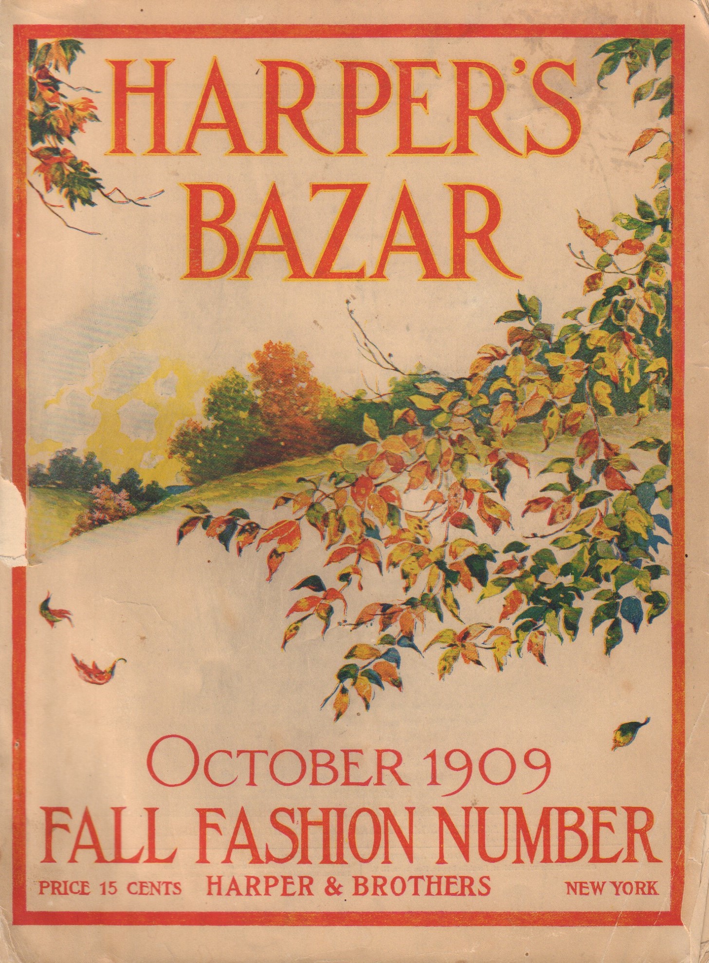 Image for Harper's Bazar (Bazaar) - October 1909