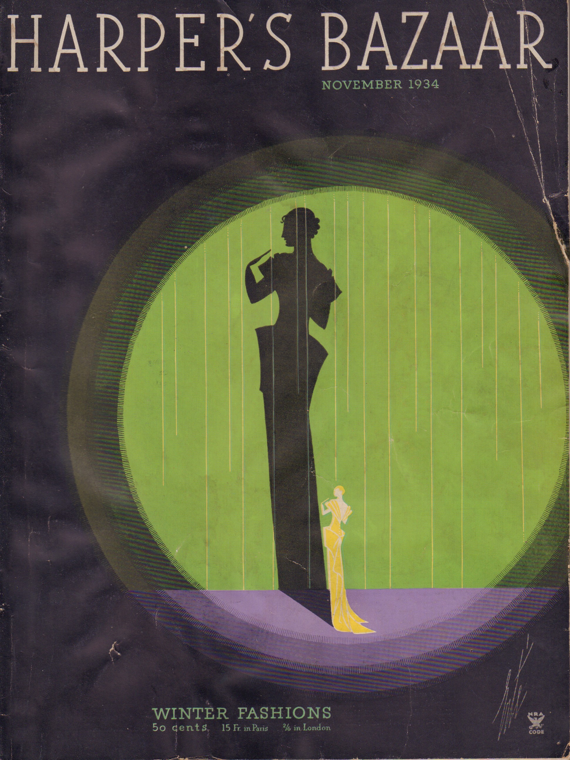 Image for Harper's Bazaar (Bazar) November, 1934