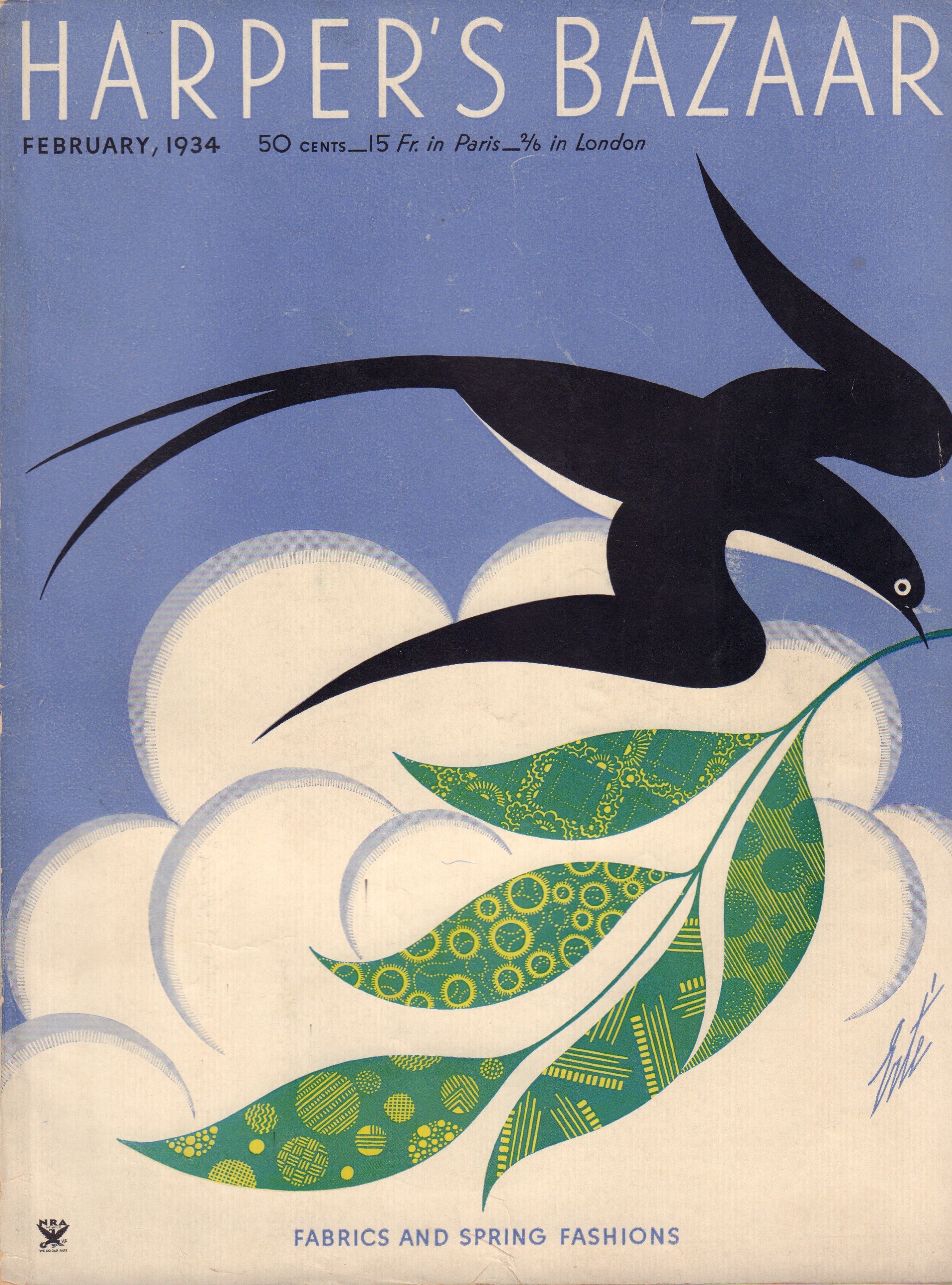 Image for Harper's Bazaar (Bazar) February, 1934