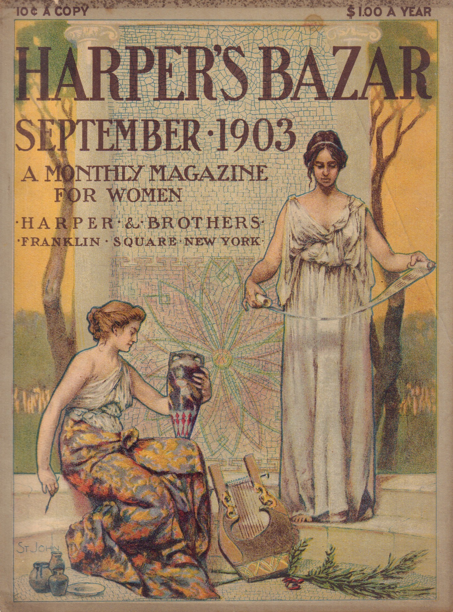 Image for Harper's Bazar (Bazaar) Magazine, September 1903