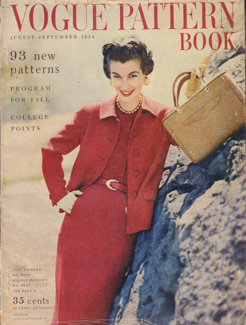Image for Vogue Pattern Book Magazine, August-September 1954