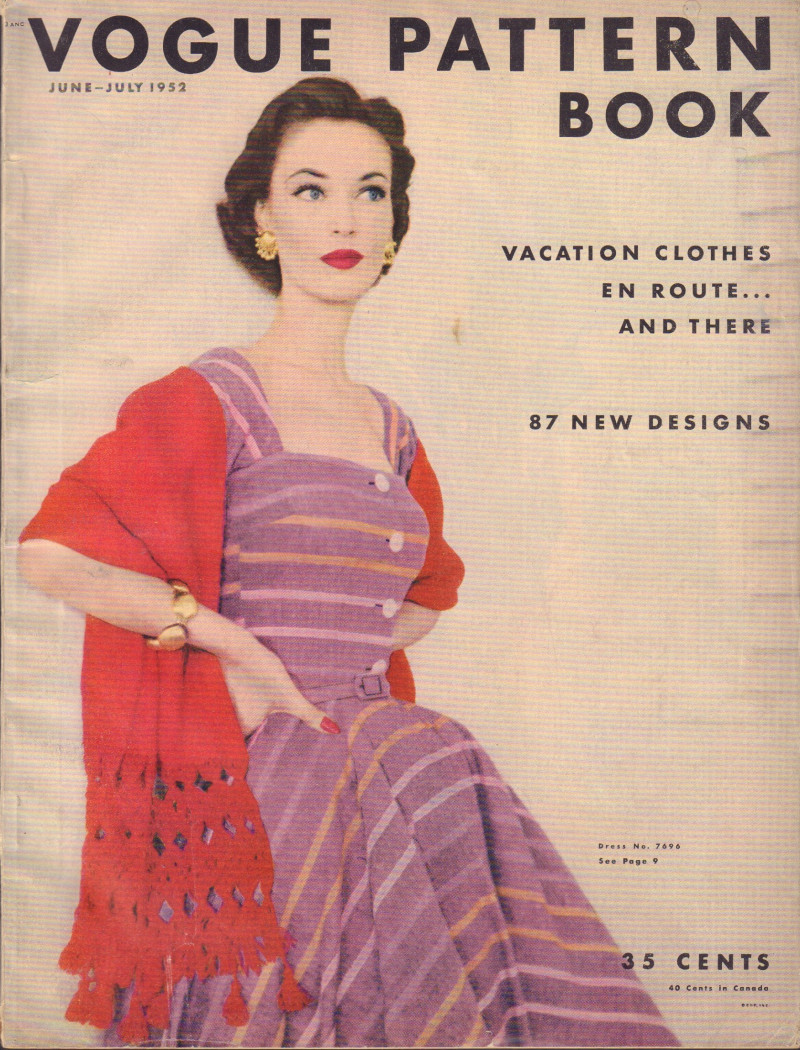 Image for Vogue Pattern Book Magazine, June-July 1952