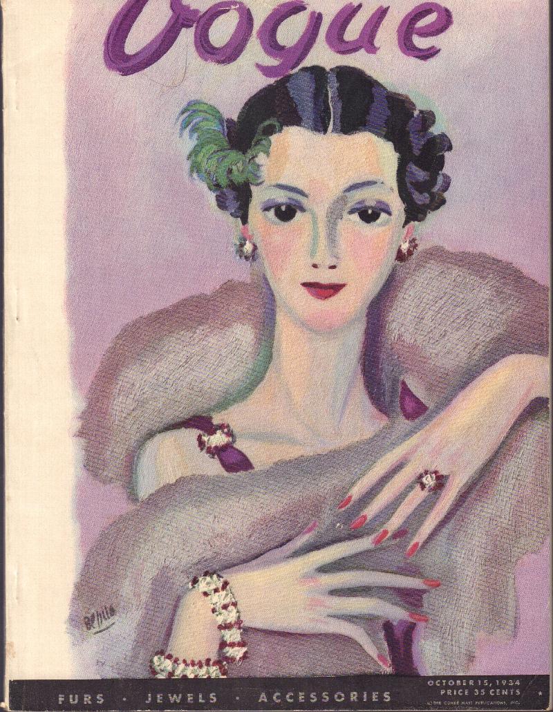 Image for Vogue Magazine, October 15, 1934