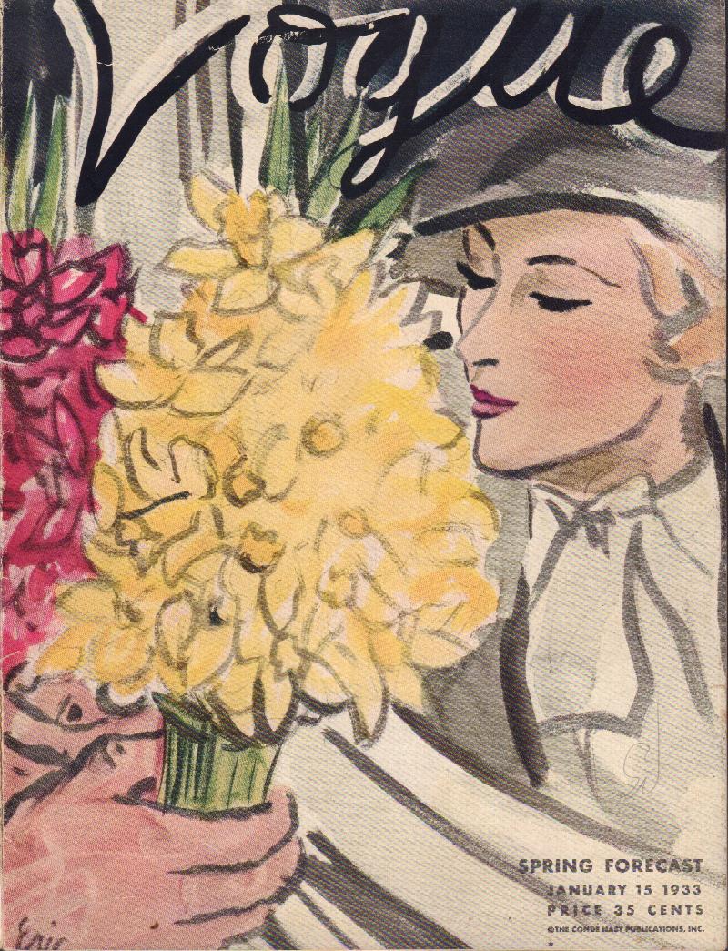 Image for Vogue Magazine. January 15 , 1933